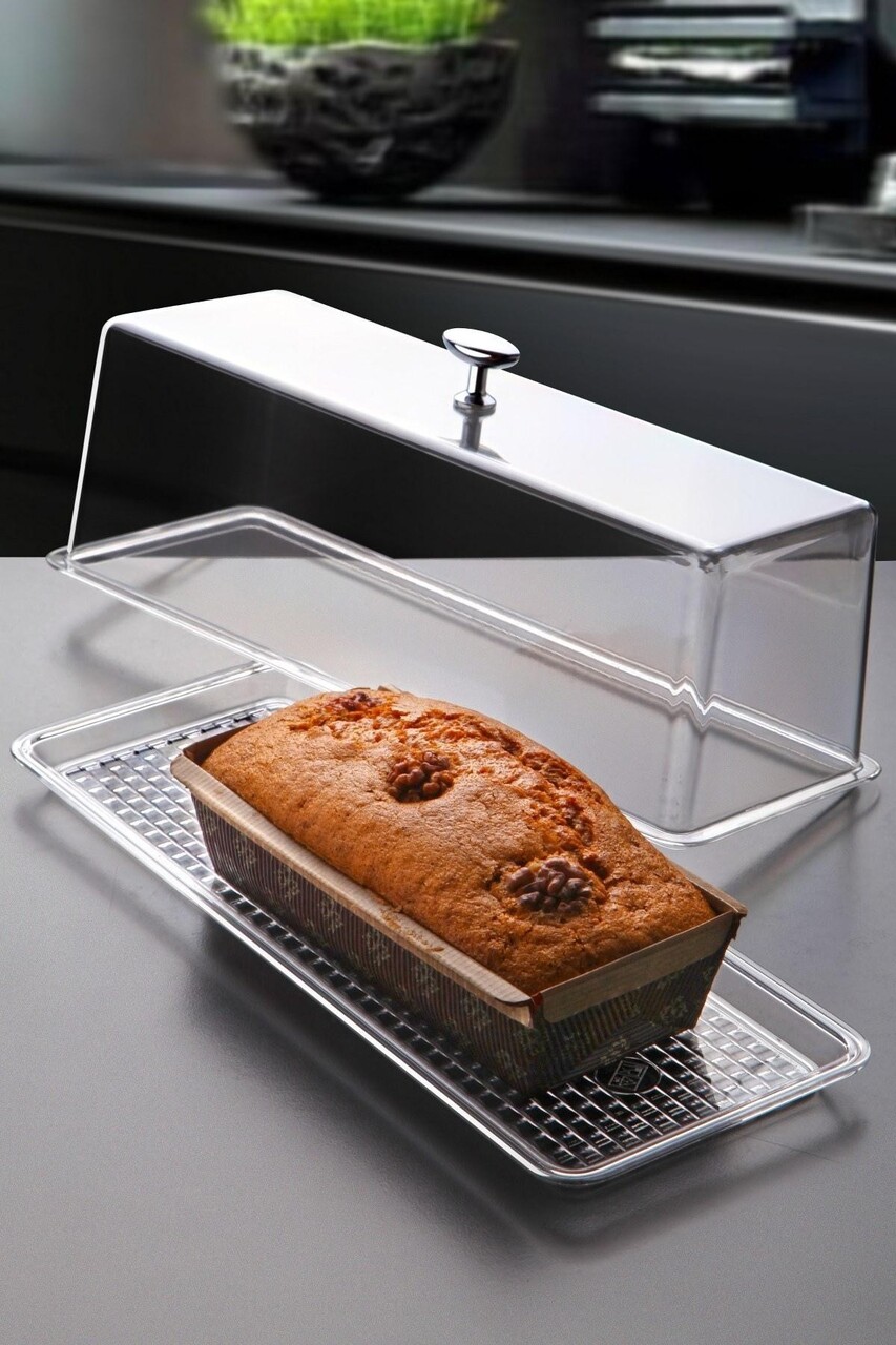 Platou servire desert, Hermia, 639OKK1127, Transparent - imagine 4